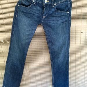 Hudson Bavaria Crop Straight Cuff Jeans